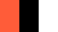 Orange/Black/White
